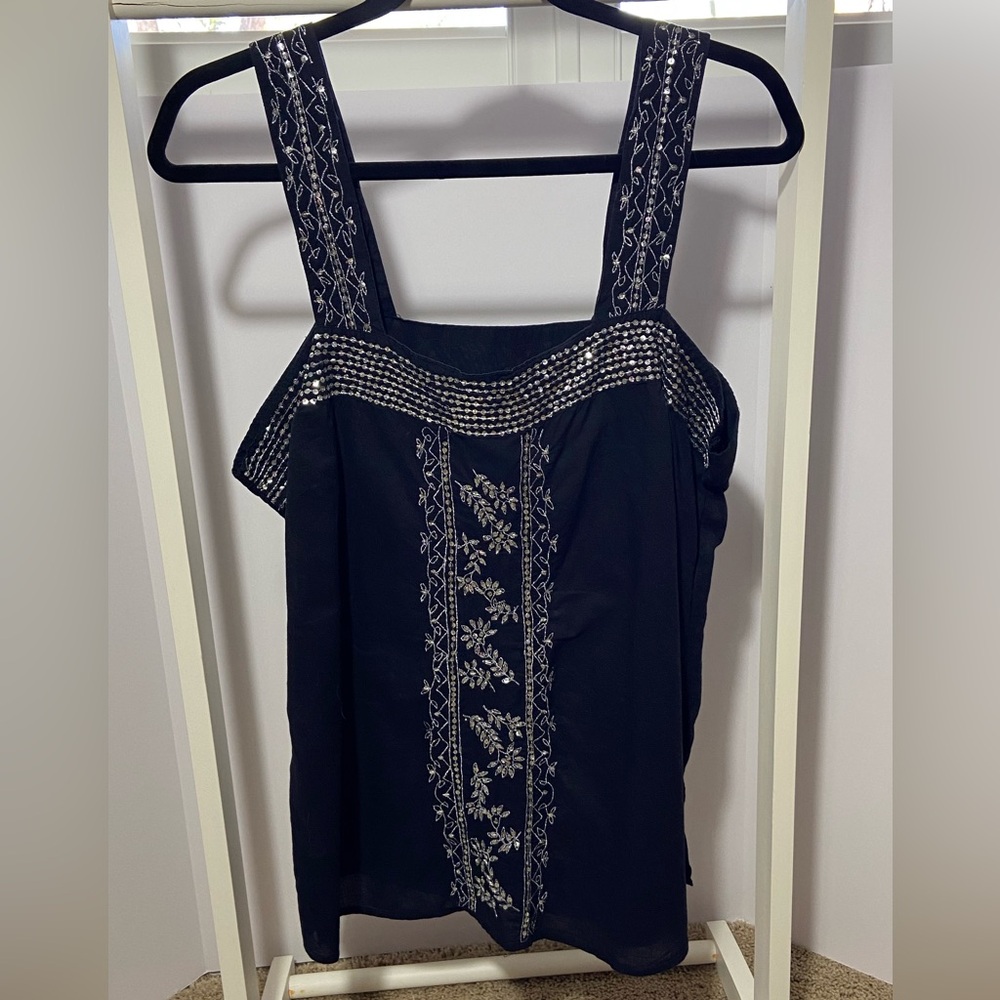 Cotton Express Fancy Sleeveless Top